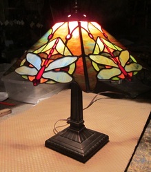 custom dragonfly lamp design